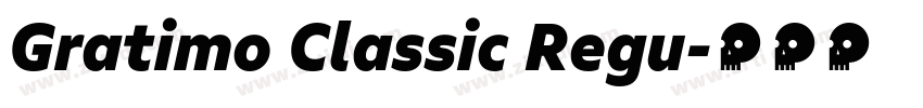 Gratimo Classic Regu字体转换